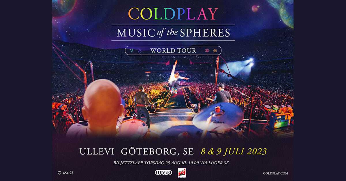 Coldplay återvänder till Ullevi nästa sommar
