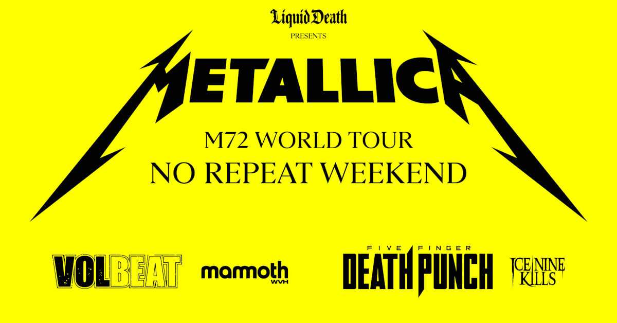 Metallica ger två konserter på Ullevi i sommar