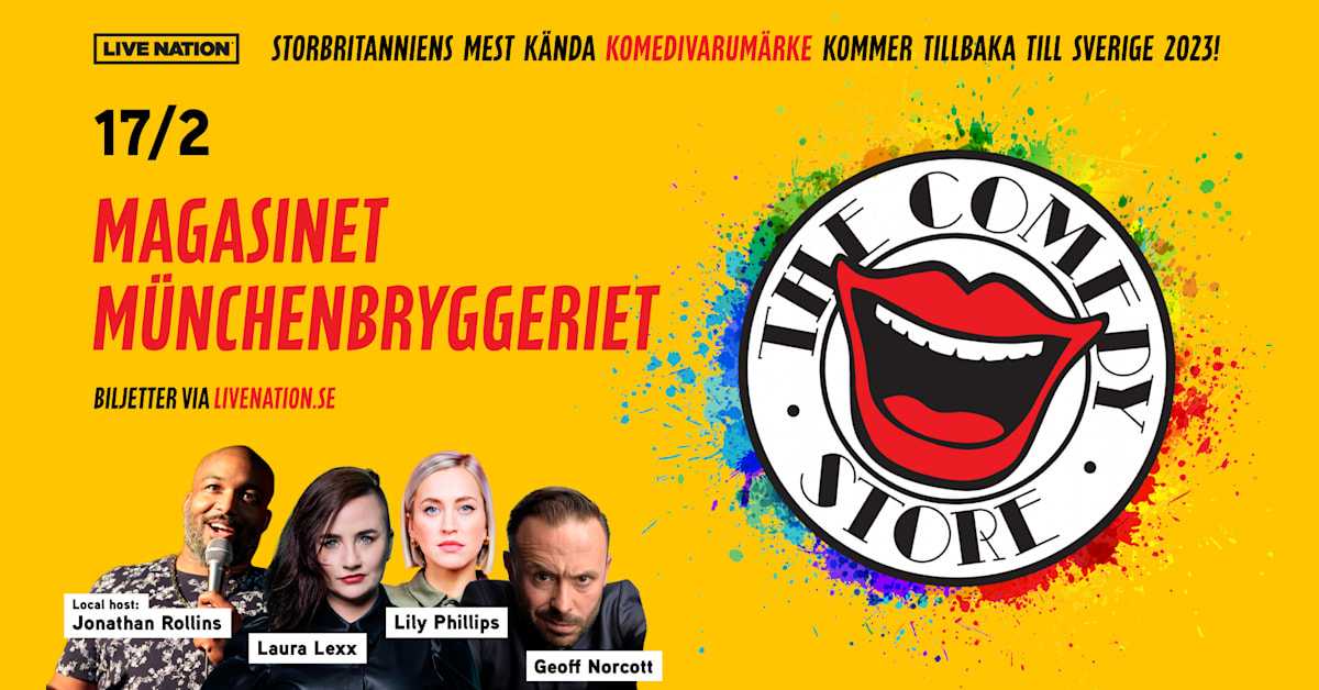 THE COMEDY STORE ÅTERVÄNDER TILL SVERIGE