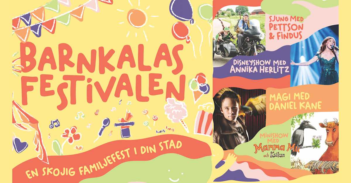 Barnkalasfestivalen - En skojig familjefest till din stad!