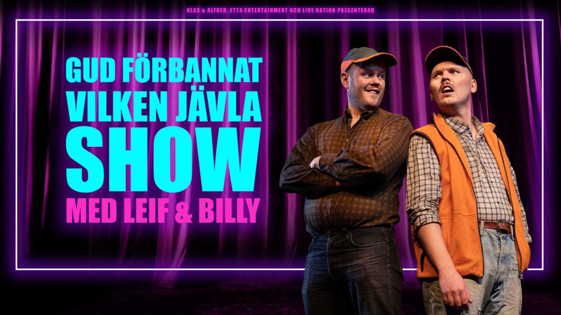 Leif & Billy kommer till Scalateatern i Stockholm i höst - premiär 28 september!