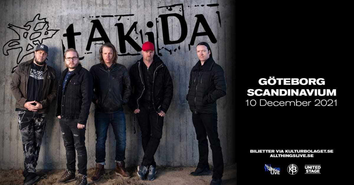 Rockbandet Takida till Scandinavium i december