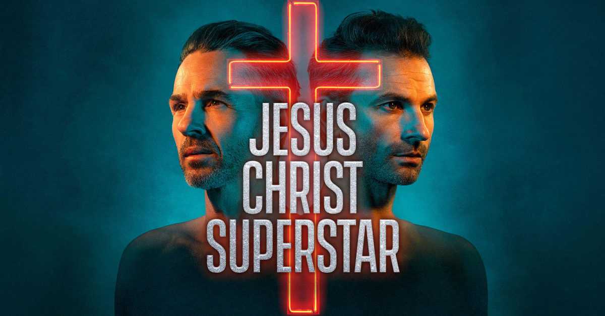 Peter Jöback och Ola Salo i Jesus Christ Superstar på Scandinavium