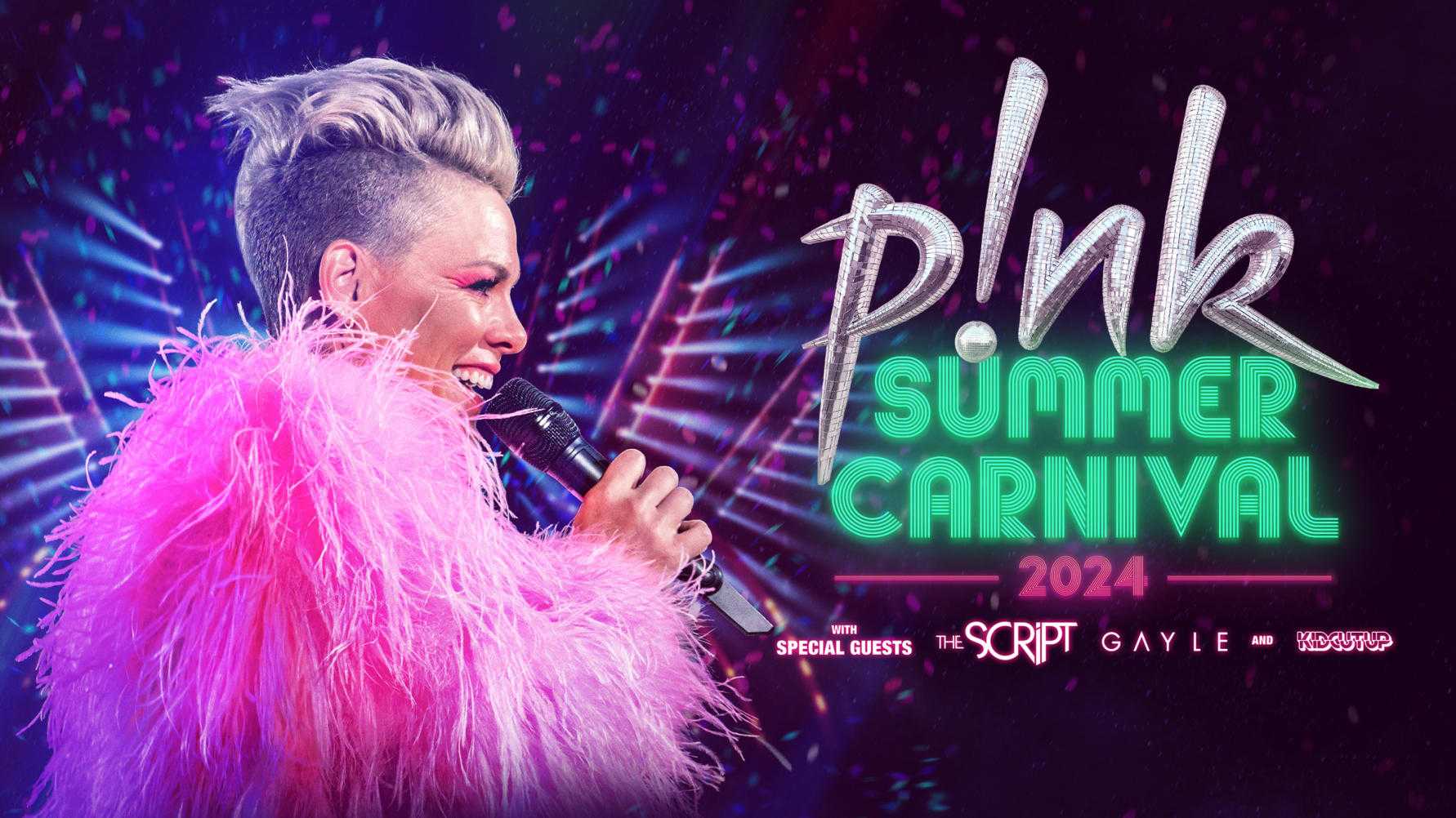 P!NK tar med sin hyllade turné ”Summer Carnival” till Sverige nästa sommar!