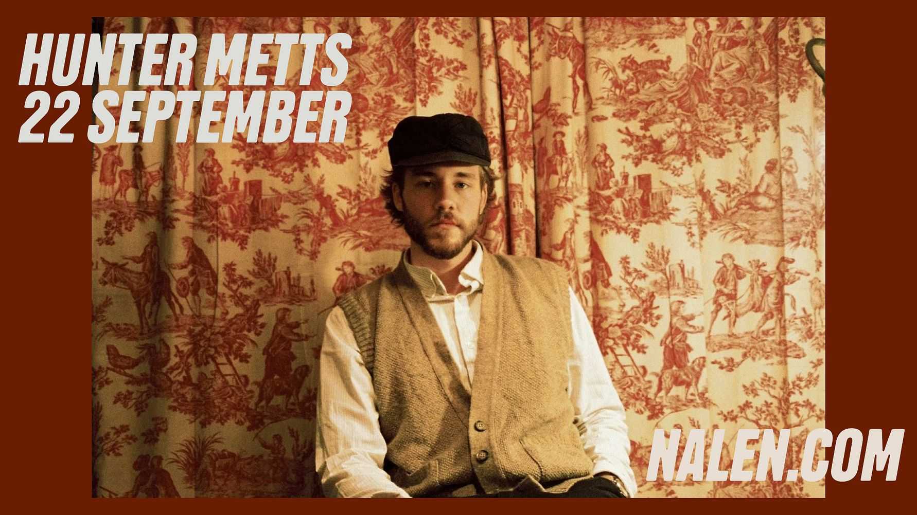 Singelaktuella Hunter Metts till Sverige med A Crater Wide Tour! 