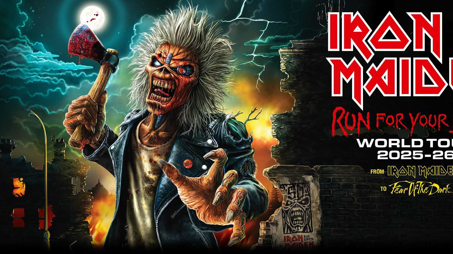 TURNÉSTART FÖR IRON MAIDENS ’RUN FOR YOUR LIVES WORLD TOUR’ – ÖVER EN MILJON BILJETTER SÅLDA!