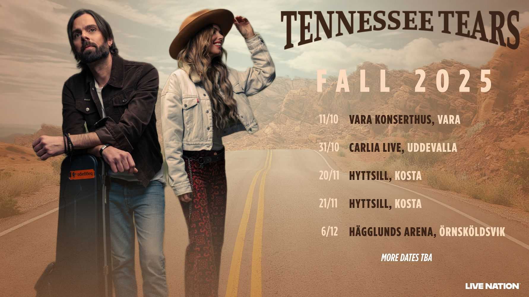  Tennessee Tears aktuella med ny musik och flera konserter i höst