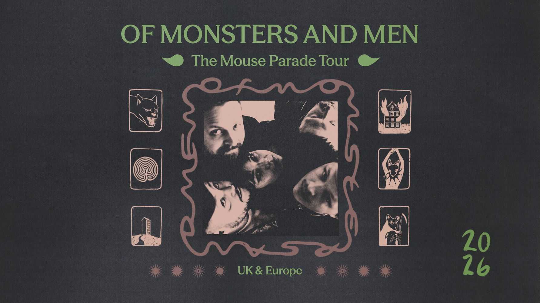Of Monsters And Men återvänder till Sverige med The Mouse Parade Tour 2026 