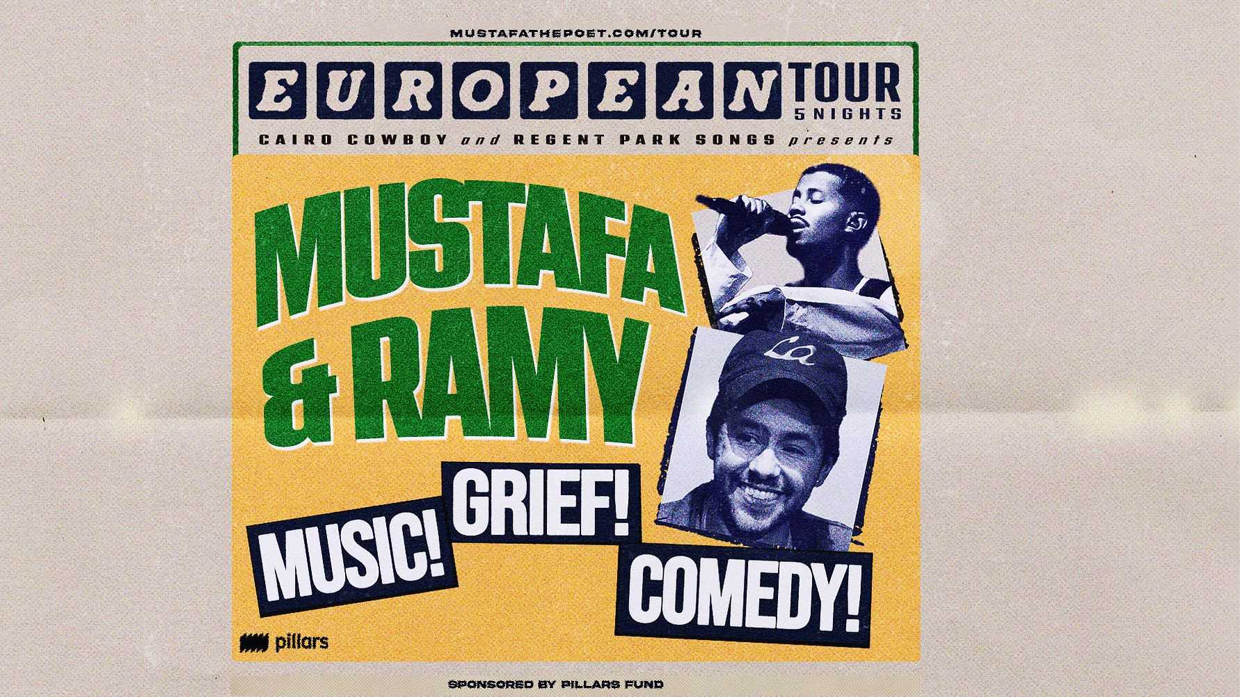 Mustafa & Ramy Youssef [CAN] kommer till Sverige för en gemensam kväll på Göta Lejon!