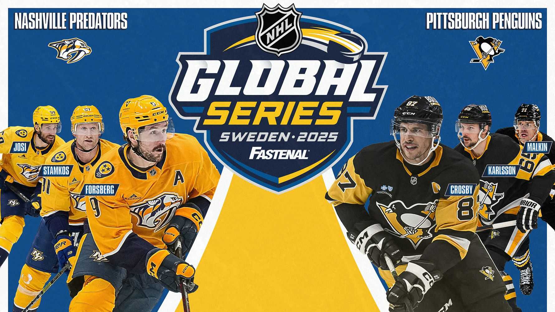 NHL Global Series 2025 i Stockholm – programmet för hela helgen är nu klart!