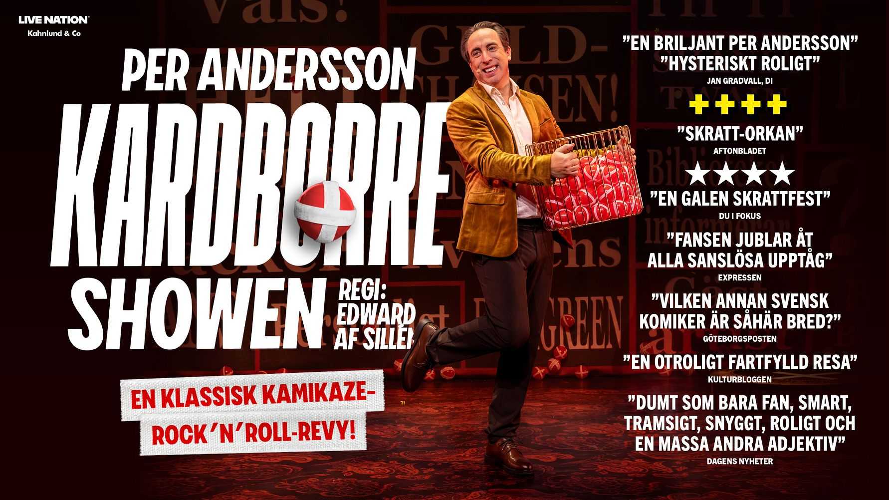 Per Andersson förlänger succéturnén med Kardborreshowen