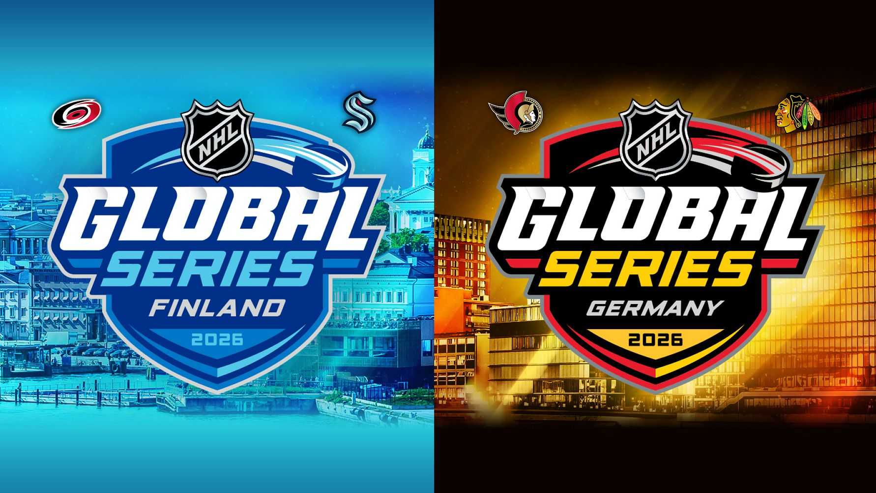 NHL GLOBAL SERIES ÅTERVÄNDER TILL EUROPA 2026!