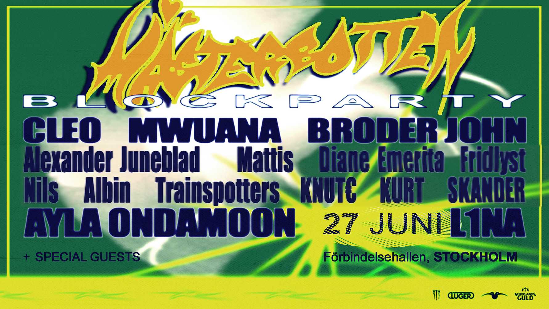 Mästerbotten Blockparty återvänder till Stockholm den 27 juni!