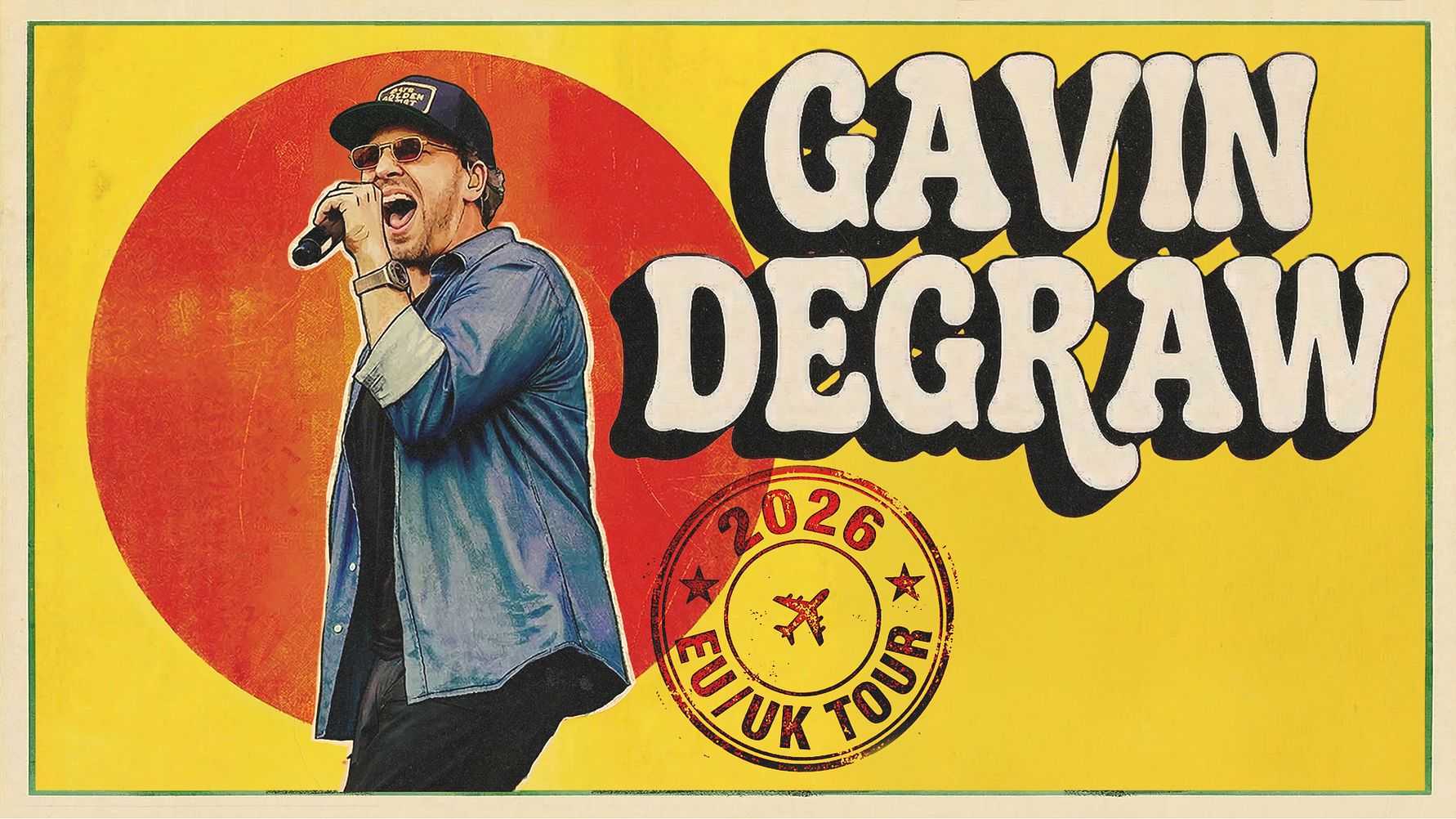Gavin DeGraw till Sverige - spelar på Fållan i höst!