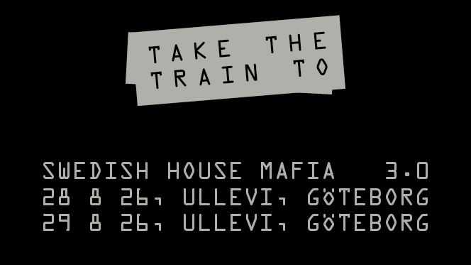 På tåget till Swedish House Mafias konsert börjar upplevelsen redan ombord
