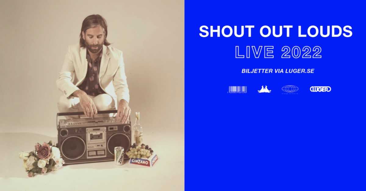 Shout Out Louds spelar i Stockholm den 17 mars 2022