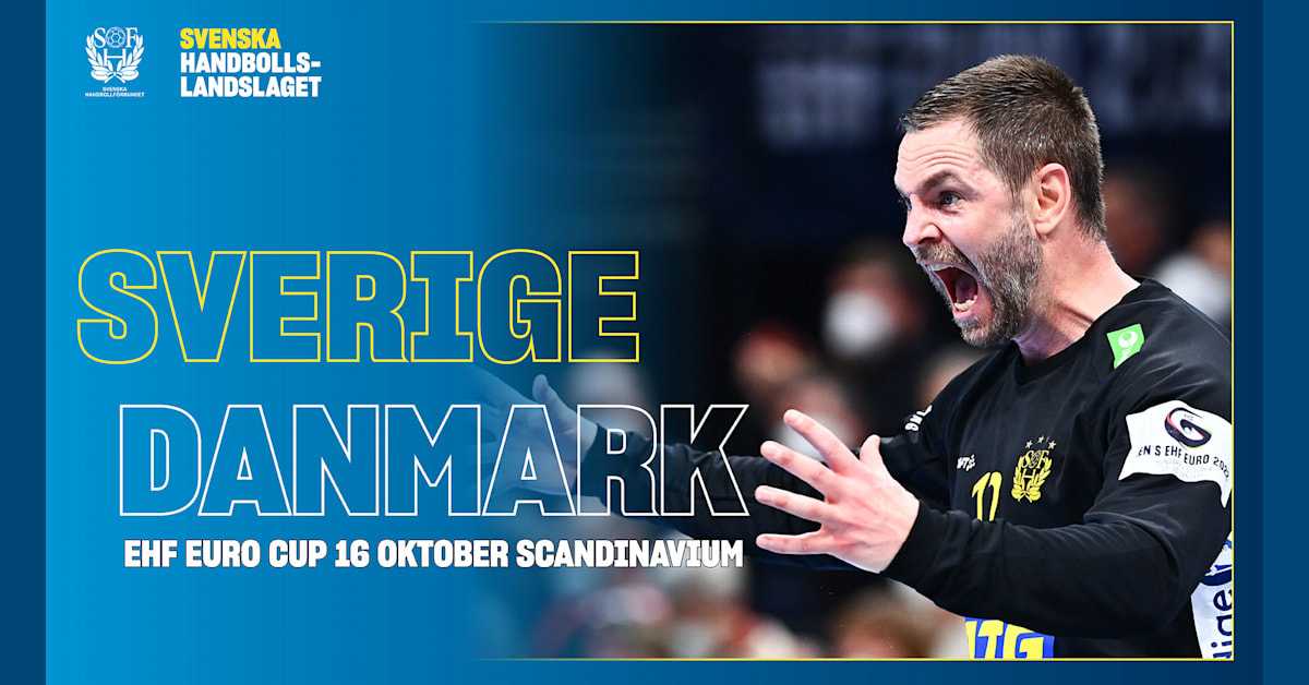 Sverige inleder EHF Euro Cup på Scandinavium