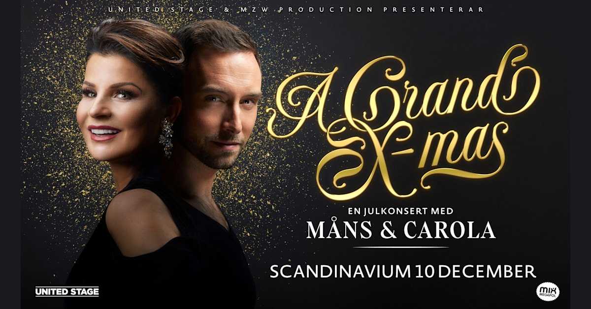 Glittrande julkonsert med Måns Zelmerlöw och Carola Häggkvist på Scandinavium