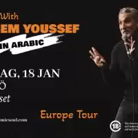 Evenemang: An Arabic Night With Bassem Youssef