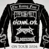 Evenemang: The Rising Four - Eradikated + Eternal Evil + Sarcator + Bloodstain