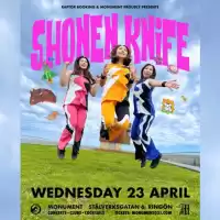 Evenemang: Shonen Knife + Support 23/4