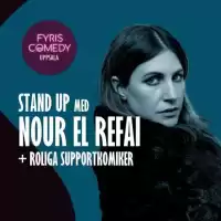 Evenemang: Fyris Comedy – Stand Up Med Nour El Refai + Support På Kaliber Room