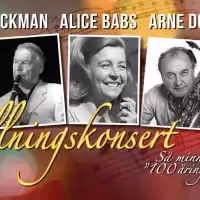 Evenemang: Putte Wickman, Alice Babs & Arne Domnérus 100 år