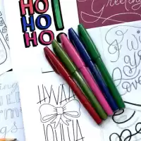 Evenemang: Lettering Workshop Göteborg (5h) Grundkurs Med Julig Twist
