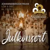Evenemang: Lucia- Och Julkonsert Brunnsbo Musiklasser 15.30