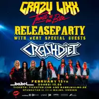 Evenemang: Crazy Lixx + Crashdïet (se) Live - Releasefest