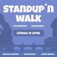 Evenemang: Standupn Walk: Messiah Hallberg & Ahmed Berhan
