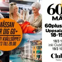 Evenemang: 60plus Mässan + Club60plus Festen Börjar Vid 60 Uppsala 2026
