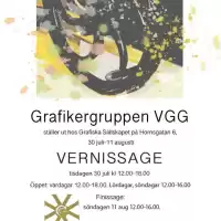 Evenemang: Grafikergruppen Vgg Ställer Ut Hos Grafiska Sällskapet