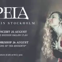 Evenemang: Peia - Live In Stockholm - Concert & Workshop