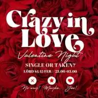 Evenemang: Crazy In Love - Valentine Night!