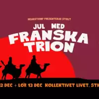 Evenemang: Jul Med Franska Trion – Fredag 12/12 | Stockholm