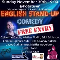 Evenemang: English Stand-up Comedy