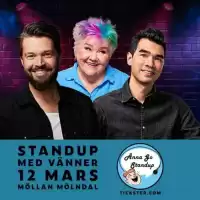 Evenemang: Standup Med Vänner - Niklas, Ann, Martin - Mölndal