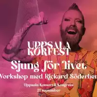 Evenemang: Sjung För Livet – Workshop Med Rickard Söderberg