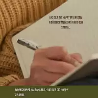 Evenemang: Vad Ger Dig Hopp? Interaktiv Workshop Med Samtal & Skrivande.