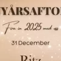 Evenemang: Nyår I 31/12 I Ritz