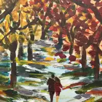 Evenemang: Red Forest Sip & Paint