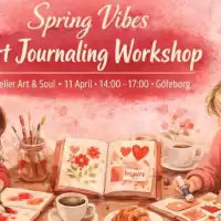 Evenemang: Discover Art Journaling - Spring Creativity Workshop & Fika