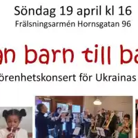 Evenemang: Välgörenhetskonsert För Ukrainas Barn - Från Barn Till Barn