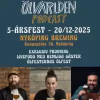 Evenemang: Exklusiv ölprovning Med ölvärlden Podcast