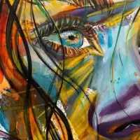 Evenemang: Abstract Portrait Sip & Paint