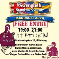 Evenemang: Swenglish Stand-up Comedy