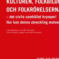 Evenemang: Kulturen, Folkbildningen Och Folkrörelserna.