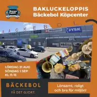 Evenemang: Bakluckeloppis Bäckebol Lör 31/8 2024