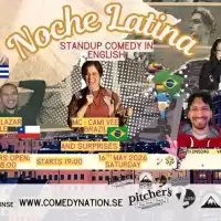 Evenemang: Noche Latina – Standup Comedy In English